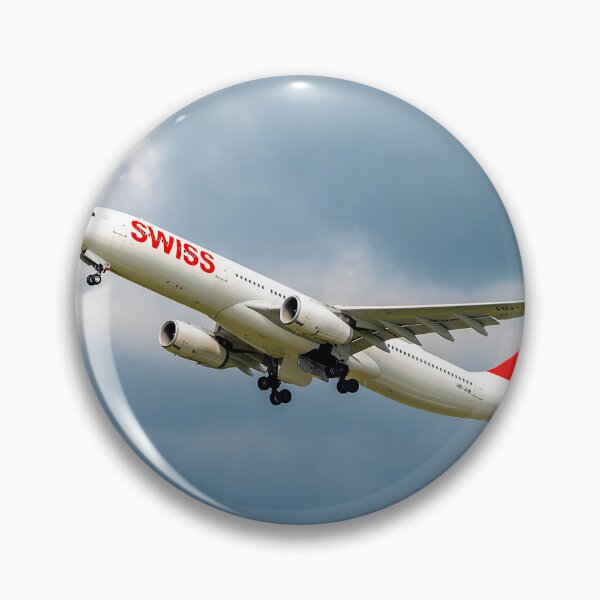 Item preview, Swiss Airlines Passenger Airplane Take Off From the Runway and Flying designed and sold by Mats Silvan.
