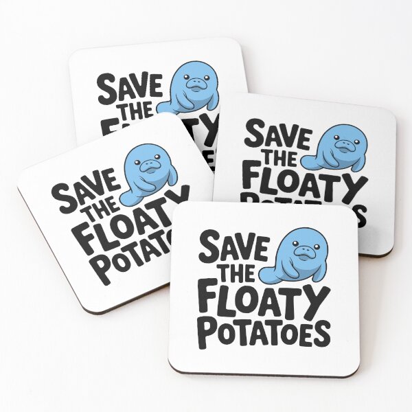 Item preview, Save The Floaty Potatoes! Cute Manatee Lover designed and sold by PMCreative.
