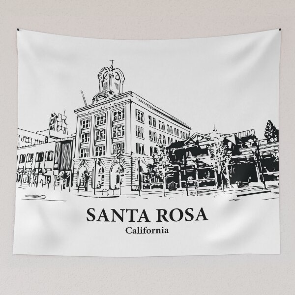 Item preview, Santa Rosa - California designed and sold by Lakeric Cityscapes.