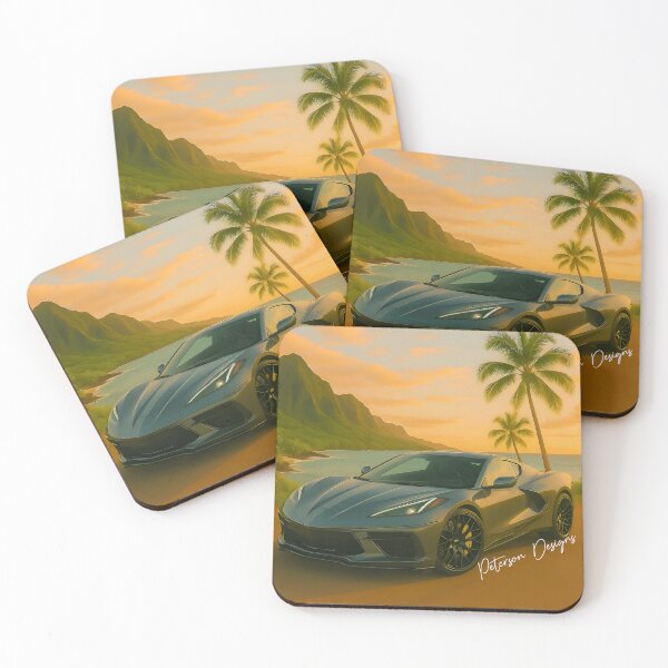 Item preview, Corvette C8 Fanart (Grey 5) designed and sold by Peterson Designs.
