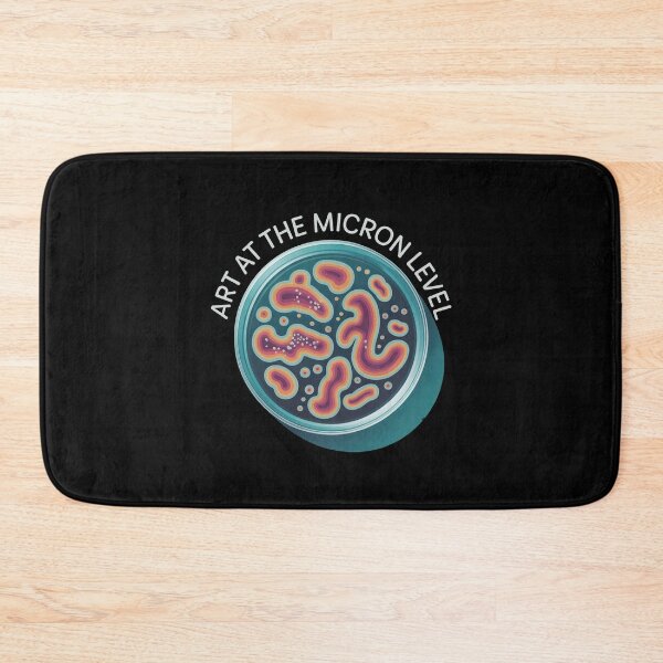 Item preview, Art at the micron level, funny art and microbiology designed and sold by NoetherSym.