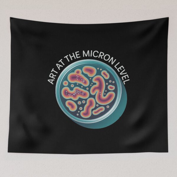 Item preview, Art at the micron level, funny art and microbiology designed and sold by NoetherSym.