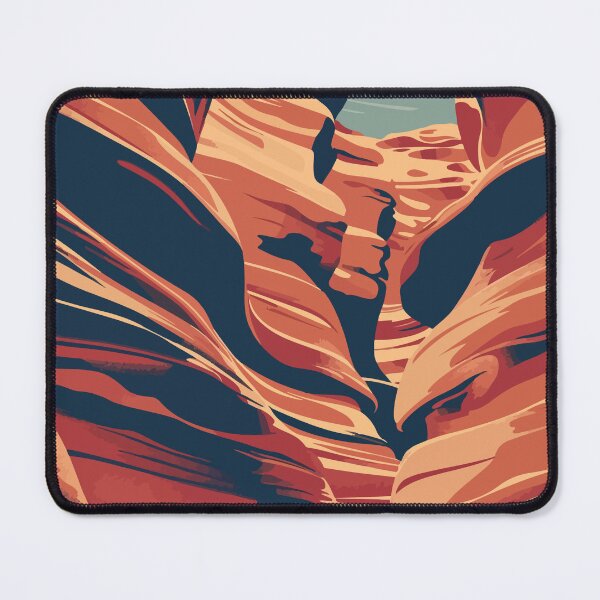 Item preview, Minimalist Antelope Canyon Arid Art Illustration designed and sold by LVTFCOarts.