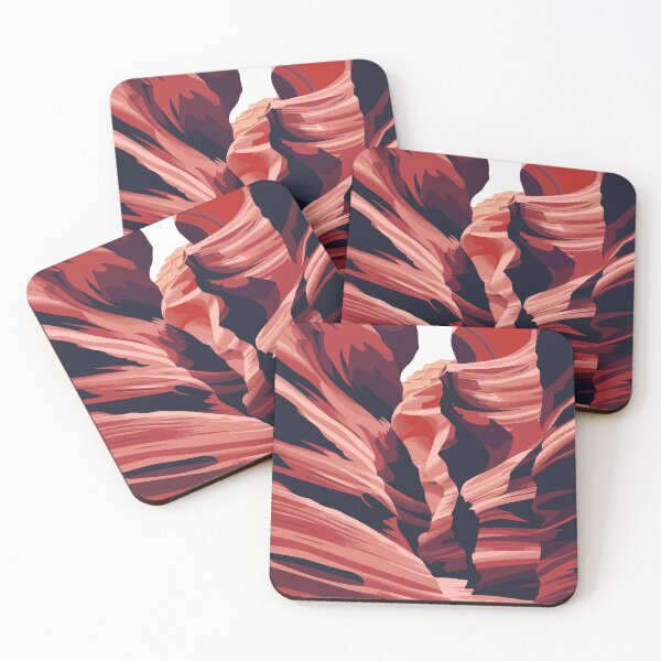 Item preview, Minimalist Antelope Canyon of Arizona Art Illustration designed and sold by LVTFCOarts.