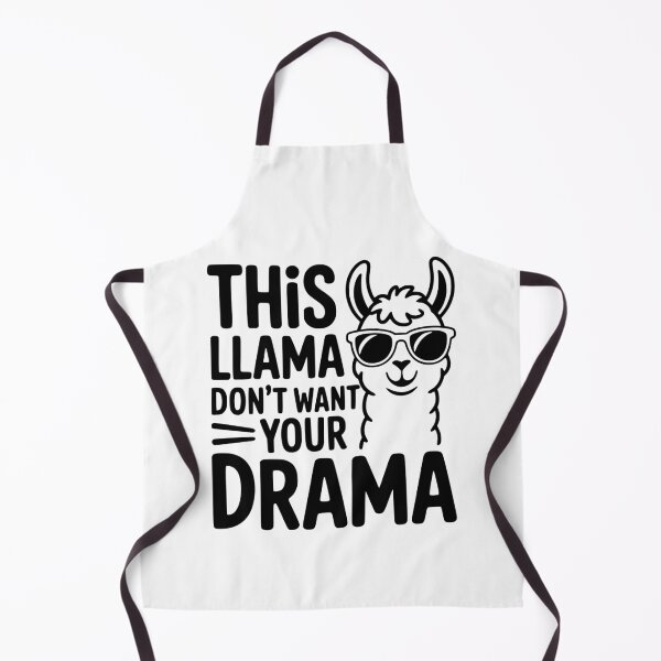 Item preview, This Llama Don't Want Your Drama! Cute Llama Lover designed and sold by PMCreative.