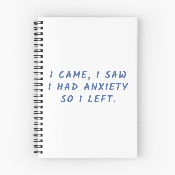 Item preview, I CAME I SAW I HAD ANXIETY designed and sold by oddwonders.