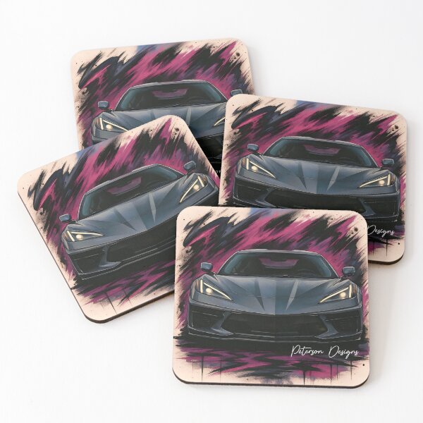 Item preview, Corvette C8 Fanart (Grey 7) designed and sold by Peterson Designs.