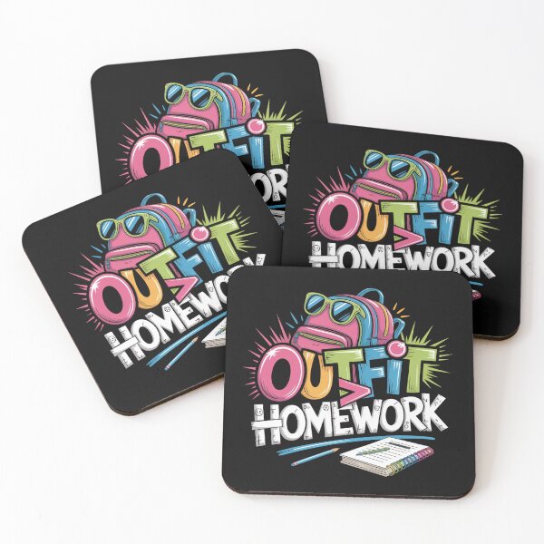 Item preview, Outfit Over Homework Funny Graffiti designed and sold by MagicWander.