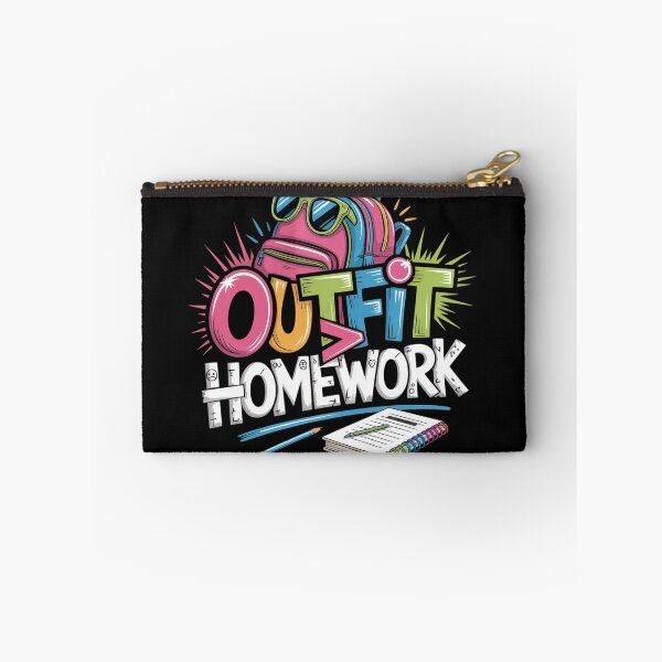 Item preview, Outfit Over Homework Funny Graffiti designed and sold by MagicWander.