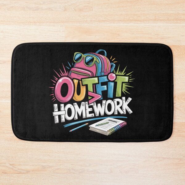 Item preview, Outfit Over Homework Funny Graffiti designed and sold by MagicWander.