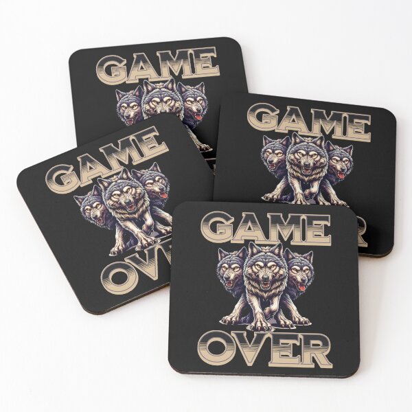 Item preview, Game Over cool wolf design designed and sold by ReneMM.