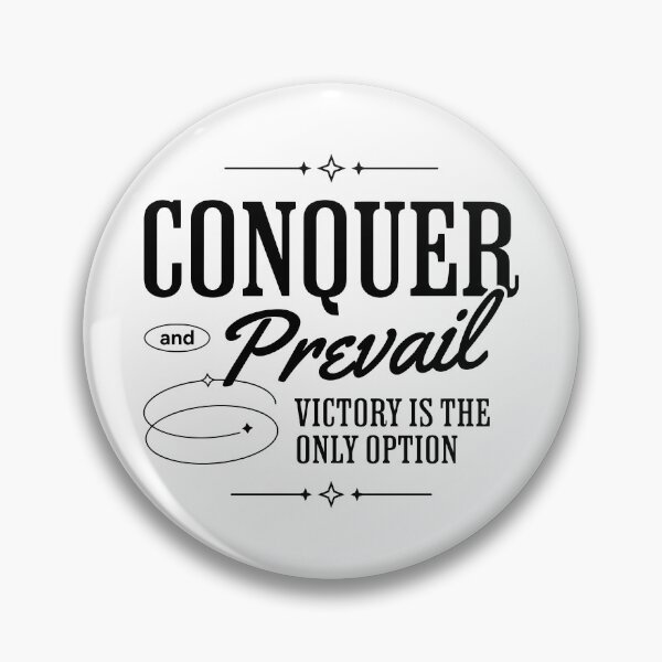 Item preview, Racing - Conquer and Prevail - Motivational Quote designed and sold by RaceDayRags.