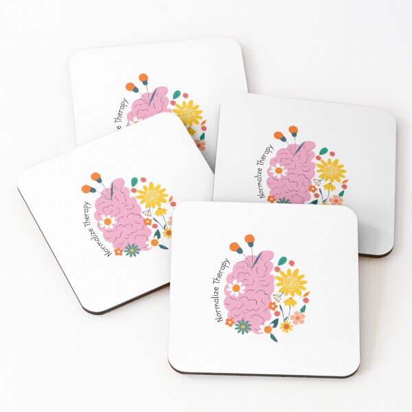 Item preview, Normalize Therapy A Brain with Flowers designed and sold by TriadArtDesign.