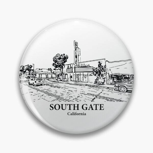 Item preview, South Gate - California designed and sold by Lakeric Cityscapes.