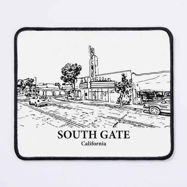 Item preview, South Gate - California designed and sold by Lakeric Cityscapes.