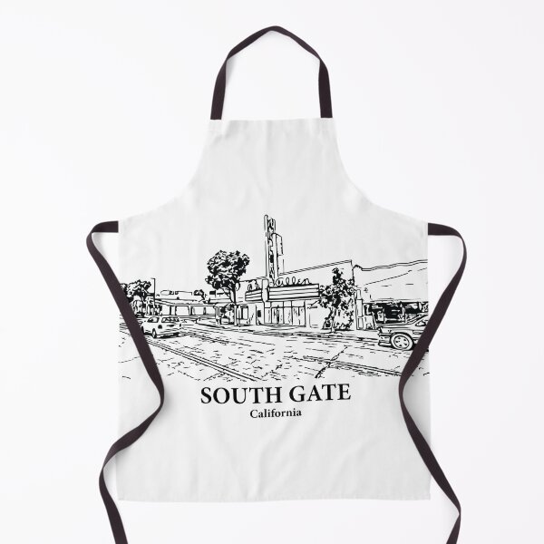 Item preview, South Gate - California designed and sold by Lakeric Cityscapes.