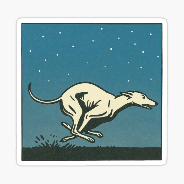 Item preview, Sprinting Greyhound Speed in Motion designed and sold by Boog Monst .