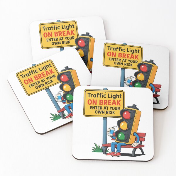 Item preview, Funny Traffic Light On Break designed and sold by Pixelmap.