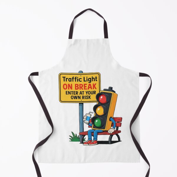 Item preview, Funny Traffic Light On Break designed and sold by Pixelmap.