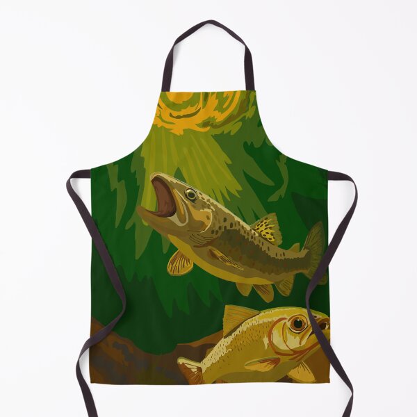 Item preview, Brown Trout Pursues Prey designed and sold by KlakkDrawsStuff.