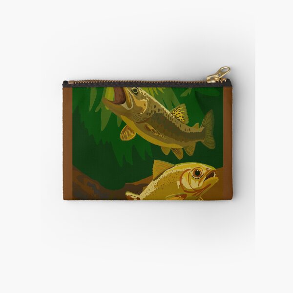 Item preview, Brown Trout Pursues Prey designed and sold by KlakkDrawsStuff.