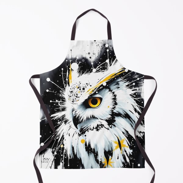 Item preview, White & black owl designed and sold by nataliakuruch.