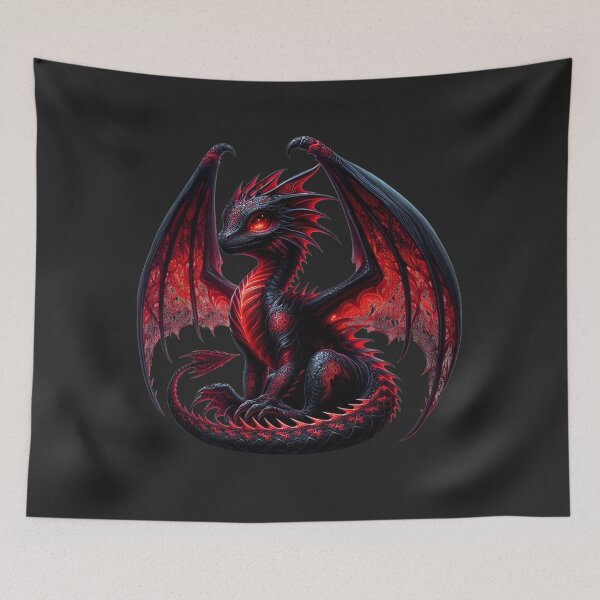 Item preview, Dragon Hatchling - Dark Crimson Edition designed and sold by Woven-myth.