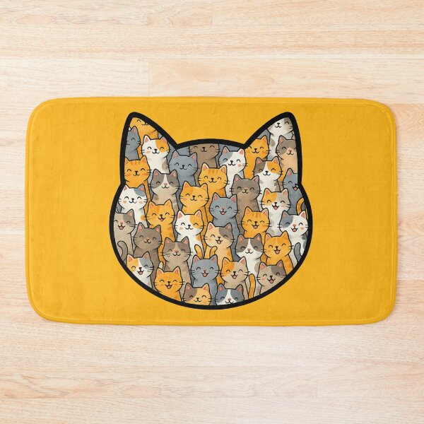 Item preview, Cat Head Crowd Pattern designed and sold by OMdesign10.
