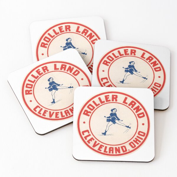 Item preview, Roller Land Cleveland Ohio Roller Skating Rink Sticker Decal Label designed and sold by tislord.