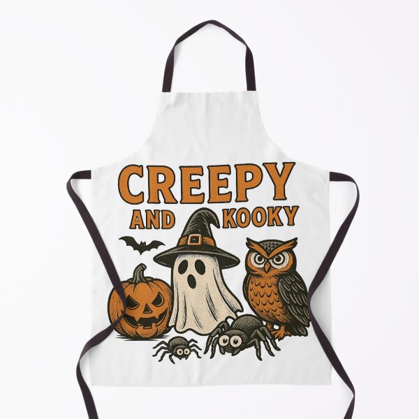 Item preview, Creepy And Kooky, Halloween Edition, ghost own, bat, spinders, pumpkin designed and sold by divomanikin.