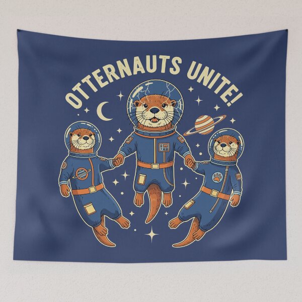 Item preview, Otternauts Unite! designed and sold by Amir Faysal.