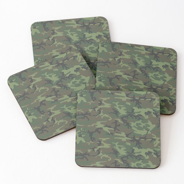 Item preview, Vietnam era Green Dominant ERDL Camouflage Jungle Combat Pattern designed and sold by BestDetailer.