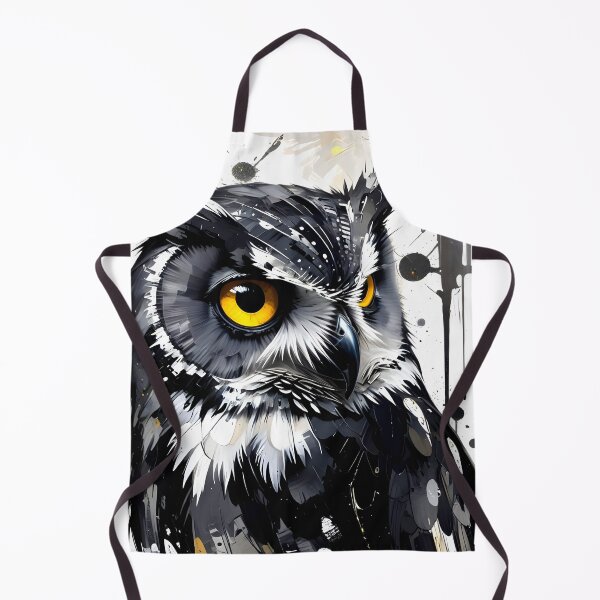 Item preview, White & black owl designed and sold by nataliakuruch.
