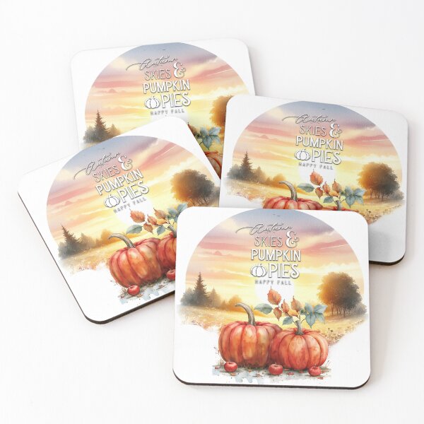 Item preview, Autumn skies and pumpkin pies designed and sold by The Goods, Designs by Pam Saracino.
