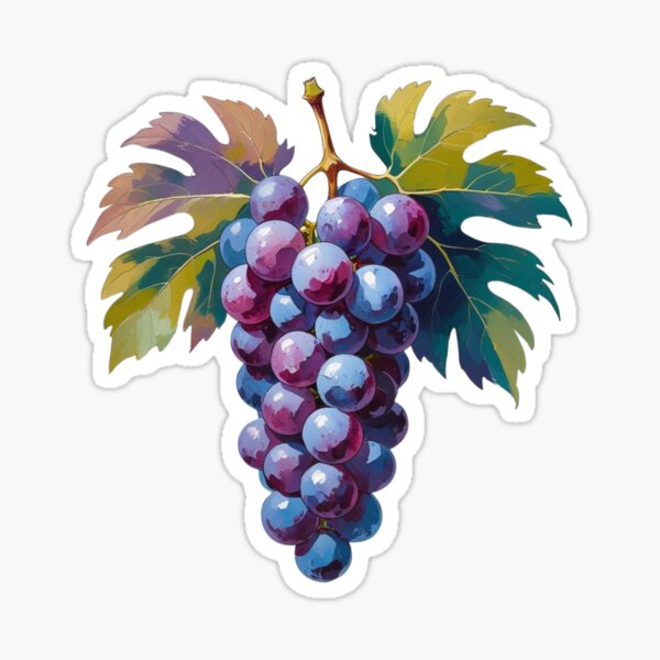 Item preview, Autumn Grape Illustration – Cozy Fall Fruit Art for Stickers, Harvest Decor, Kitchen Prints & Vineyard-Inspired Gifts designed and sold by Timeless Decor.