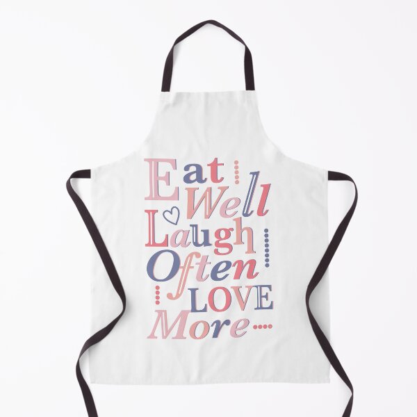 Item preview, Eat Well, laugh often, love more quote designed and sold by MPillustration.