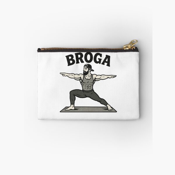 Item preview, Broga: Bearded Man Yoga Warrior Pose designed and sold by k3rstman1.
