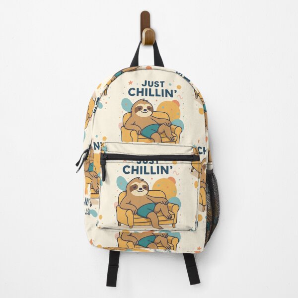 Item preview, Just Chillin’ – Cute Sloth Cartoon Relaxing on Couch Funny Lazy Design designed and sold by Inkora-Art.