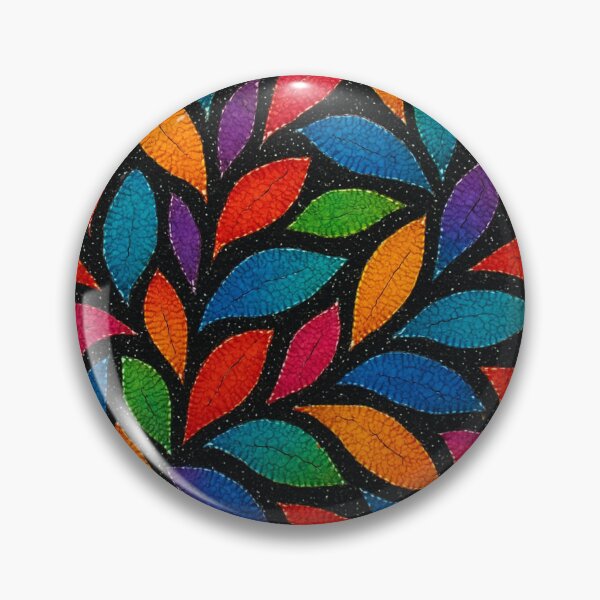 Item preview, Mosaico de colores con hojas designed and sold by Sigtrix.