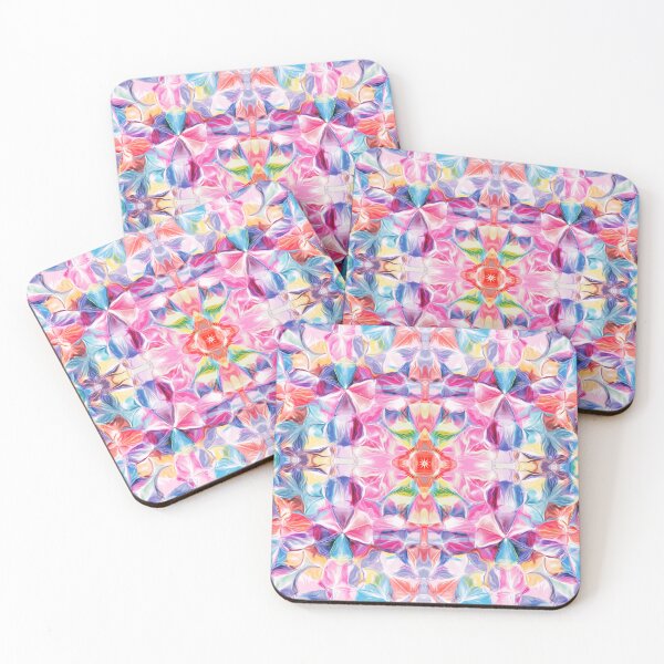 Item preview, Radiant Bloom Mandala symmetrical pattern designed and sold by Fantacaroo Designs.
