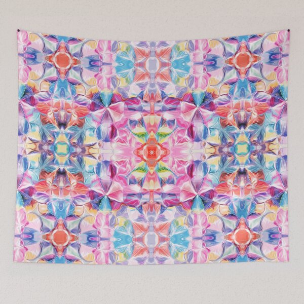 Item preview, Radiant Bloom Mandala symmetrical pattern designed and sold by Fantacaroo Designs.