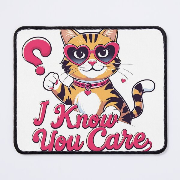 Item preview, The text "I Know You Care." designed and sold by SwongEnow.
