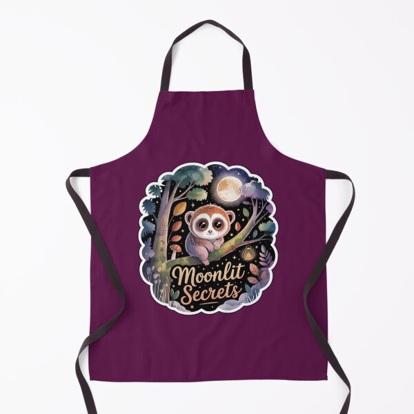 Artikelvorschau, Moonlit Secrets – Herbstwald Nacht Slow Loris Illustration entworfen und verkauft von Nuist25.