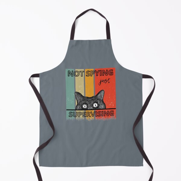 Item preview, Peeking Cat Not Spying Just Supervising designed and sold by alczar.