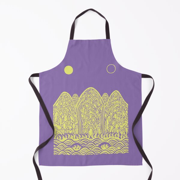 Item preview, Irworobongdo Modern Violet Korean Landscape Art designed and sold by alpacalab.