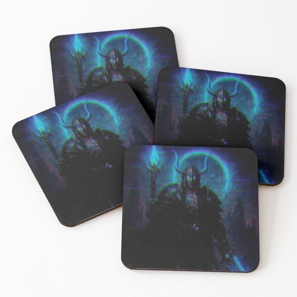 Item preview, Dark Void Warlord – Cosmic Fantasy Warrior Art designed and sold by Nocturne Stitch.
