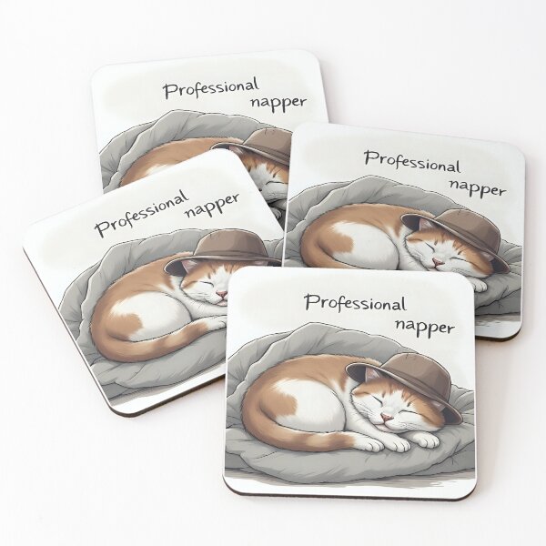 Item preview, Professional Napper – Funny Sleeping Cat Design designed and sold by CatLoverss.