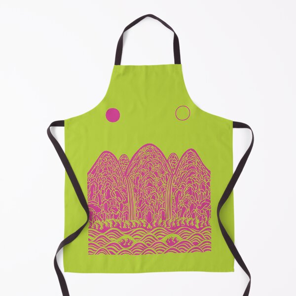 Item preview, Irworobongdo Modern Pink Korean Landscape Art designed and sold by alpacalab.