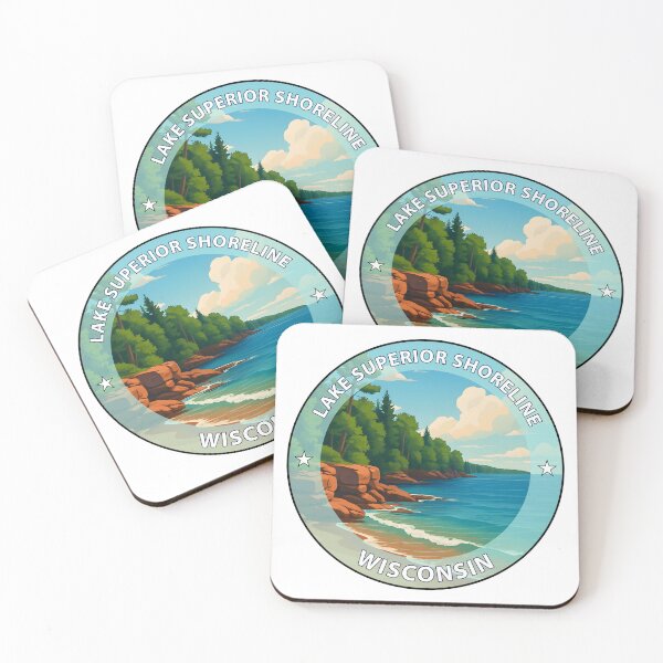 Item preview, Lake Superior Shoreline - Wisconsin designed and sold by inkNext.