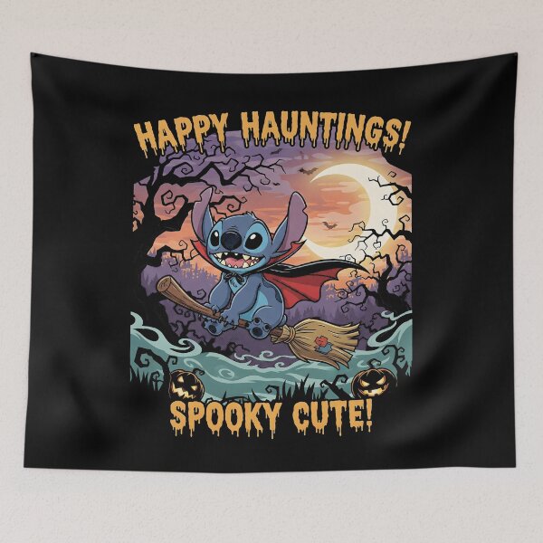 Item preview,  Stitch Halloween Graphic Tee | Happy Hauntings! Spooky Cute! Design designed and sold by AV.